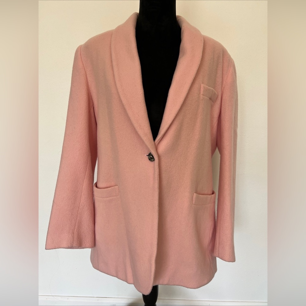 Vintage  Casablanca Wool Blend Pink Blazer